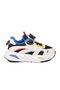 Black Cobalt blue Mesh Mechanism Lace-Up Boys' Sports Shoes - 2