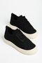 Shay Women's Braided Black Thick Sole Casual Women's Sneaker - 2