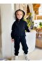 Boys and Girls Zippered Tracksuit Set Seasonal 2 Thread Lycra - 4