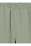Lcw Kids Khaki Textured Girls' Capri Pants - 3