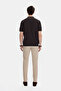 Brown Men's Cycling Regular Fit Knitwear Polo T-Shirt B35S40031 - 5