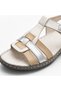 Genuine Leather Orthopedic Sole Women's Sandals Daily Comfortable Summer Velcro Comfort Shoes Sandals - 6