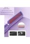 Rechargeable Mini Hair Straightener Brush | 3-in-1 Cordless Hair Styler for Curling, Straightening & Smoothing | Adjustable Temperature | Portable & Travel-Friendly - 8