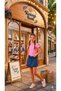 Girl's Festive Ribbon-Detailed Skirt-Like Jean Double Combination Outfit