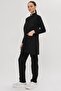 Nova Hakim Yaka Tesettür Black Lycra-Free Thin Fabric Nurse Doctor Uniform Set - 2