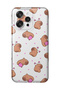 Cute Capybara Patterned Transparent Phone Case Compatible with Oppo Reno 15 / 15F