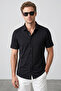 Basic Snap Fastener Modal Shirt - 2