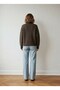 Brown V-Neck Knitwear Cardigan - 5