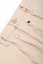 Men's Beige Stretch Fabric Slim Fit Elastic Waist Casual Sports Trousers 2601070 - 5