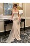White Dress with Embroidered Chest Patch