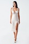 Women's Satin Lace 6-Piece Dowry Nightgown, Dressing Gown, Pajama Set Set 4000 - 2