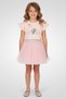 Kids Girl 2 Pieces Embellished Top And Tutu Skirt, Pink