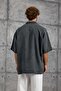 Men's Shirt Horse Figure Print Washable Smoked Oversize Printed Tencel Fabric - 4