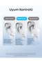 Soundcore Liberty Buds Bluetooth Kulaklık, Yarı Kulak İçi Tasarım, Gürültü Engelleme, Beyaz - D1200 - 8