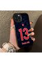 Silicone Edge Hard Back Phone Case Compatible with iPhone 13 Pro Sea Rose - 2