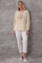 Plus Size Detachable Ruffle Collar Long Sleeve Modern Evening Dress Women's Shirt - 5