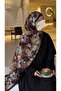 Cotton Garden Pattern Shawl-Taba - 2