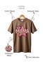 Coquette Style Mama Written 100% Cotton Regular Fit T-Shirt