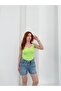 Women's Pistachio Green Knitwear Undershirt Frv0176