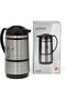 Vacuum Flask 1.3L Stainless Steel Thermal Coffee Carafe Leakproof Hot & Cold Thermos Flask BLF58S - 4