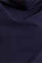 Women's Oversize Wide Cut Sleeveless Degaje Collar Navy Blue Athlete Blouse - 5