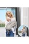 Beige PANGDUBE Ergonomic Baby Wrap Sling Carrier Soft Cotton Kangaroo Sling for Newborns to 36 Month