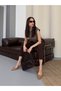 Crep Fabric Balloon Fit Comfortable Casual Women's Trousers Stretchy Fabric Ankle Length - 5