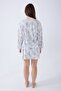 3625 Women's 3-Piece Pajama Set with Dressing Gown - 4