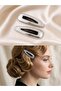 Leather Detailed 2-Piece Snap Buckle Women's Silver Color
