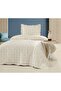 Liora Single Velvet Embroidered Bedspread |   Soft Texture, Elegant and Stylish Design