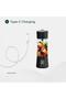 Portable Blender 380ml, 45W Rechargeable Personal Juicer with Type-C Charging & 20s Quick Blend - 6