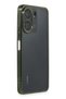 Ilkeshop New Redmi 13C Case with Lens Silicone (175533) - Green - 2