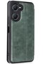 Ilkeshop New Vivo Y18 Case Flip Cover - (05904) Dark Green - 2