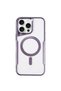 Ilkeshop New iPhone 15 Pro Max Case Boyi Magsafe Silicone Cover - (144858) Deep Purple