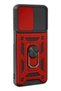 Ilkeshop New Galaxy A04S Case Pars Silicone with Lens Ring (165008) - Red - 2