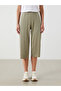 Elastic Waist Modal Blend Women's Capri - 2
