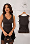 Women's Lace Detailed Cotton Ribbed Athlete Blouse 213 - 2