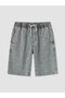 Nevavm Loose Fit Men's Jean Shorts with a Difference - 5