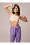 3-Piece Ecru Cotton / Elastane Girls' Lace Bottom Bustier Set Lcalisa - 3