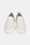 Men's White Genuine Natural Leather Eva Sole Orthopedic Shoes - 4