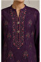 Deep Plum Embroidered– 3PC Set - 4