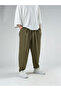 Bürümcük Khaki Men's Pleated Jogger Pants Coc3192 - 2