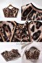 Papuç Sepeti Wildline Leopard Patterned Women's Shoulder Shawl – Scarf Collar (Collar) - 5