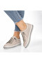 Zenne Glow Black Stone Embroidered Women's Casual Shoes - 3