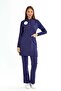 Modest - Hijab Nurse Uniform Lycra Scrubs (Compliant with New Regulations - Patriot Blue) (Set)