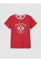 Red Manhattan Printed Girls' T-Shirt - 2
