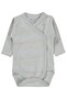 Biorganik Double-Breasted Snap Fastener Badi - Gray