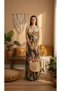 Women's Tropical Patterned V-Neck Modal Bolivia Dress - Elasticated Back - 8