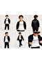 Boy's Black Denim Outfit with White T-Shirt and Jeans - 2