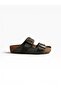 Women's Double Buckle Comfortable Anatomical Cork Sole Daily Slippers